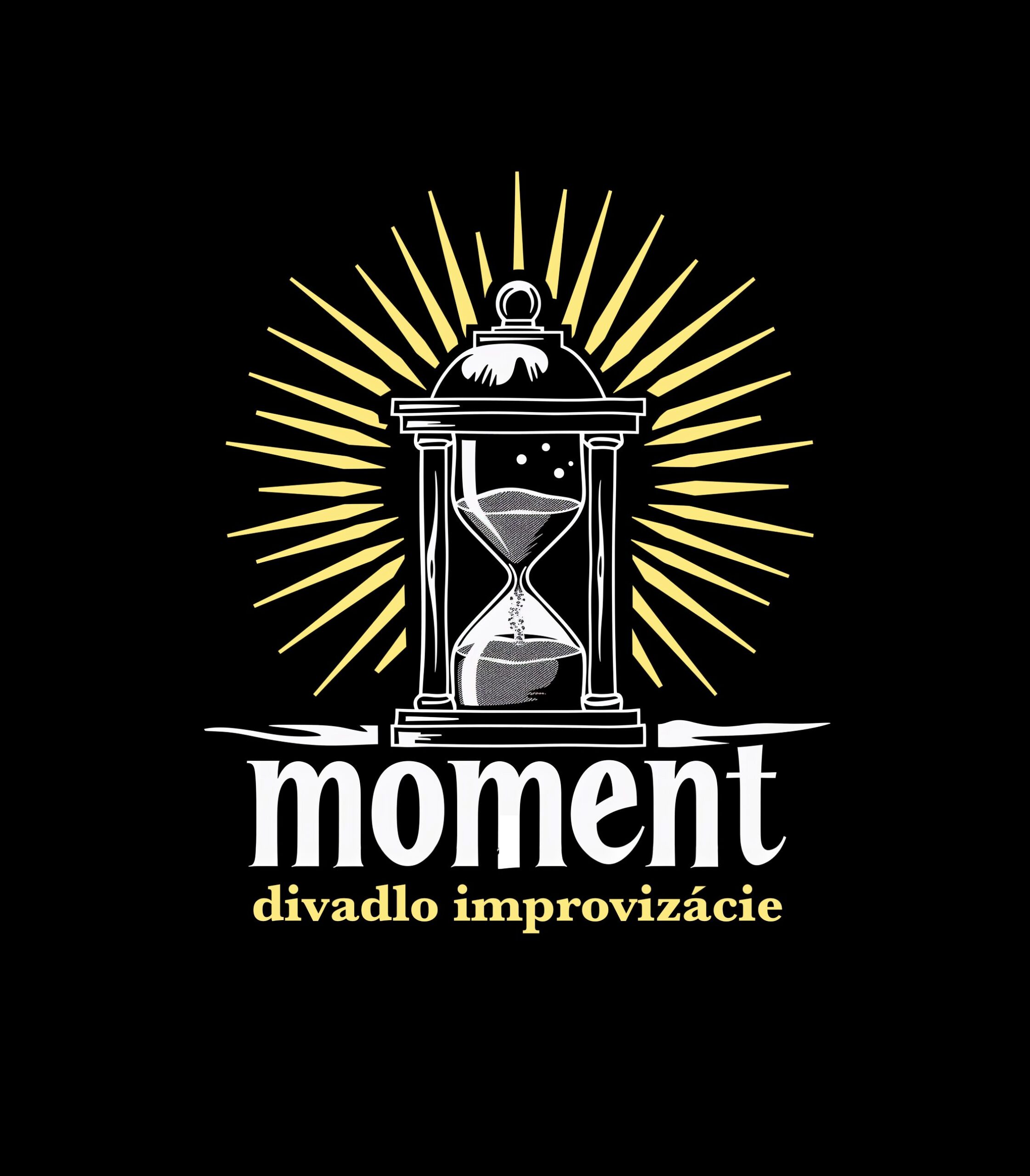 Logo legandárneho divadla improvizácie Moment